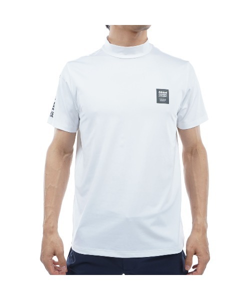 アドミラルゴルフ　ロゴエンボス モックシャツ　L Admiral Golf tシャツ ロゴエンボス モックシャツ メンズ