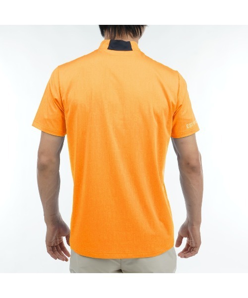Admiral Golf tシャツ ロゴエンボス モックシャツ メンズ