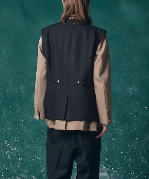 MAISON SPECIAL ジャケット ノーカラージャケット 「UNISEX