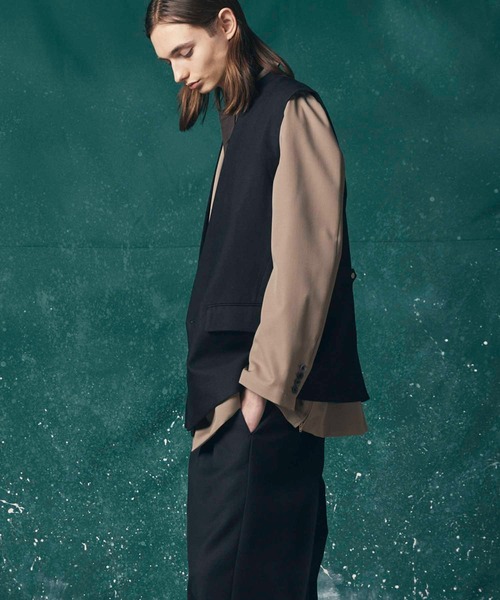 最終値下げ　ハイテンションプライムオーバーノーカラージャケット MAISON SPECIAL（メゾンスペシャル）の「《UNISEX》High Tension