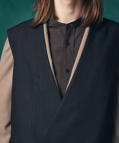 MAISON SPECIAL ジャケット ノーカラージャケット 「UNISEX