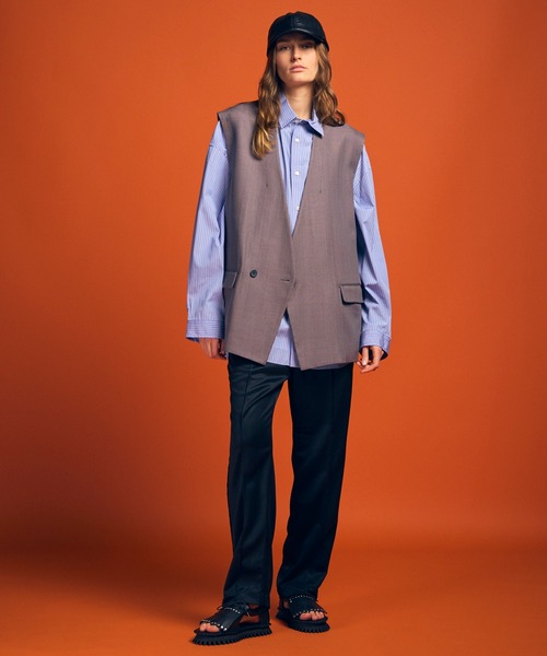 MAISON SPECIAL ジャケット ノーカラージャケット 「UNISEX