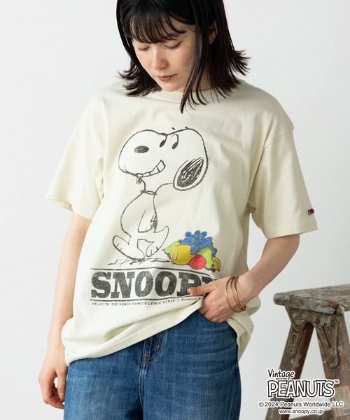 FRUIT OF THE LOOM tシャツ LOOM/フルーツオブザルーム×PEANUTS 