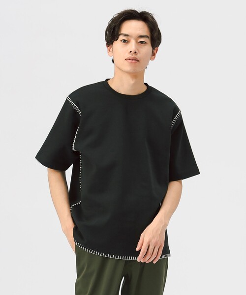 tシャツ Tシャツ メンズ BEAMS HEART / ブランケットステッチ ショートスリーブ Tシャツ｜zozo｜15