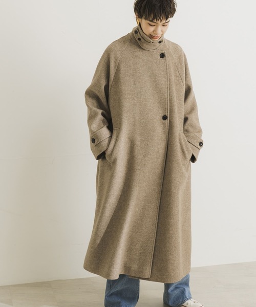 URBAN RESEARCH」 ステンカラーコート 36 ベージュ レディース 