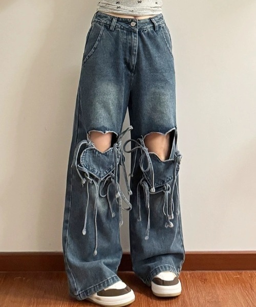レディース デニムパンツ カジュアル ジャカード織ジーンズc3087 26w10001-25.jpg