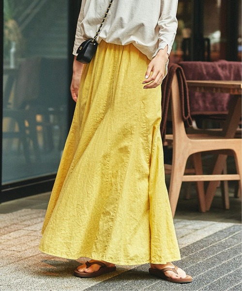FRAMeWORK」 フレアスカート 40 イエロー レディース : 83766895  