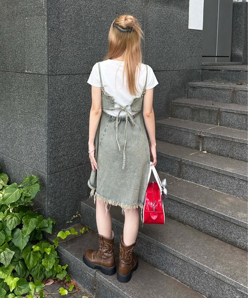 FENDI フェンディ デニム キャミソール ワンピース