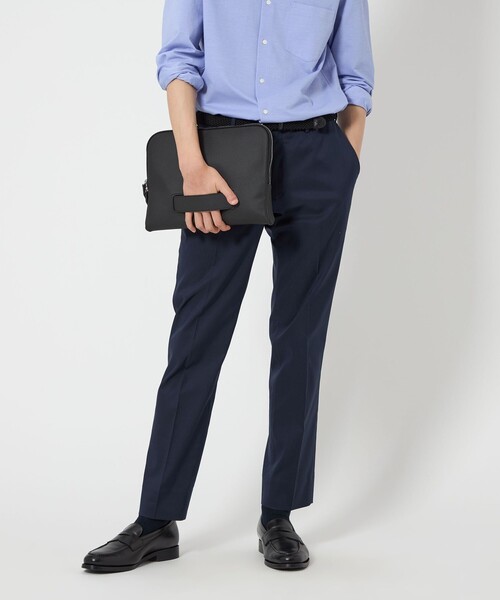 UNITED ARROWS クラッチバッグ マイクロファイバー メンズ