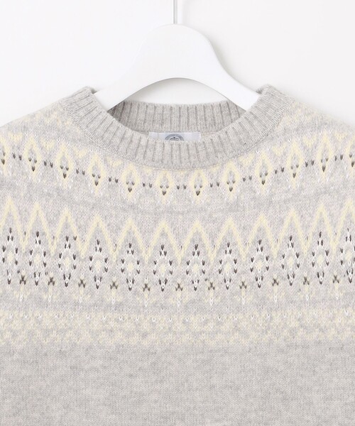 ベスト ジレ 「WEB限定・洗える」FAIR ISLE ニットベスト レディース ベスト ジレ 「WEB限定・洗える」FAIR ISLE ニットベスト