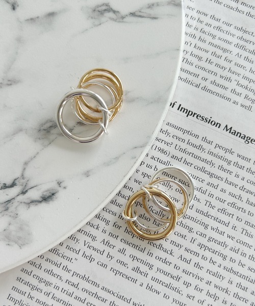 FTC(エフティーシー) シルバーリング Crystal Facet Ring