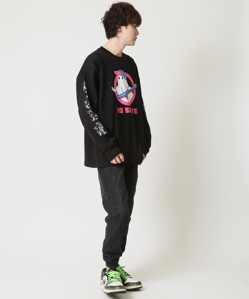 ARCADE tシャツ おばけ Tシャツ ゴーストスケーター クルー