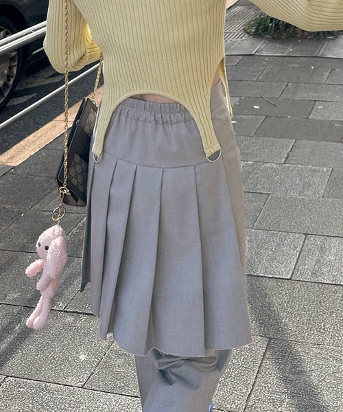 Alley Tokyo ワイドパンツ パンツ 「SETアイテム」プリーツミニ