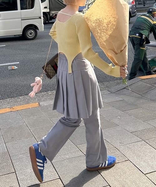 プリーツプリーツパンツ 楽天市場】プリーツパンツ レディース（スタイル（パンツ