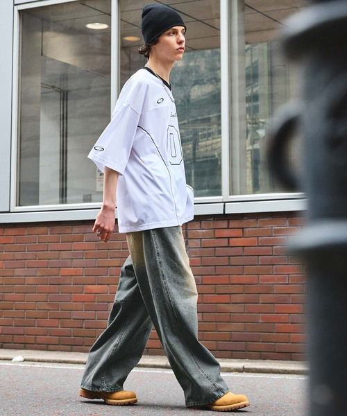 SWAGVIBE ジーンズ 「SWAGVIBE」Pinched Dye 3D Baggy Fit Denim