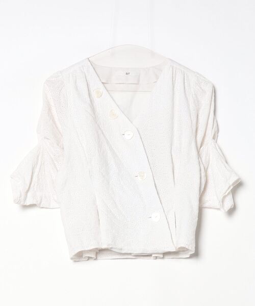 SLY 「SLY」 7分袖ブラウス 1 ホワイト レディース : ZOZOTOWN