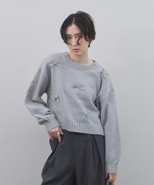 &. NOSTALGIA（ノスタルジア） ニット セーター 「ZOZO限定」モヘア