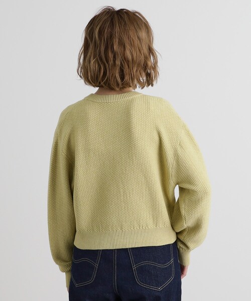 grove（グローブ） カーディガン スリットネッククロップド