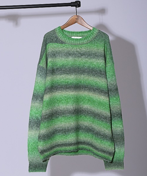 LUXSTYLE（ラグスタイル） セーター ニット グラデーションクルー