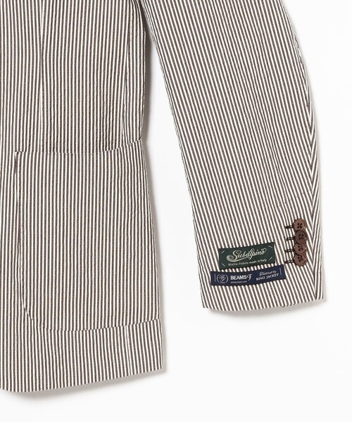 BEAMS F コート ジャケット NEW EASY SUBALPINO シアサッカー