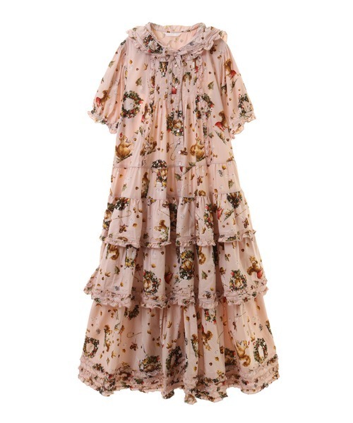 PINK HOUSE（ピンクハウス） ワンピース ウィンターフォレストトリート