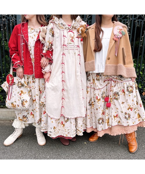 PINK HOUSE（ピンクハウス） ワンピース ウィンターフォレストトリート