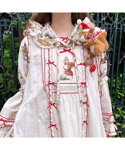 PINK HOUSE（ピンクハウス） ワンピース ウィンターフォレストトリート