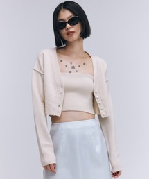 トップス JOSE MOON BASIC KNIT CARDIGAN JOSE MOON カーディガン ENSEMBLE KNIT CARDIGAN/アンサンブル
