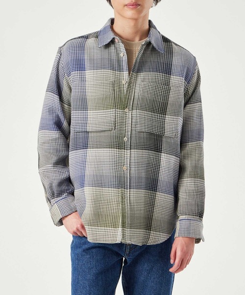 PS Paul Smith シャツ ハウンドトゥースブロックチェック カジュアル 