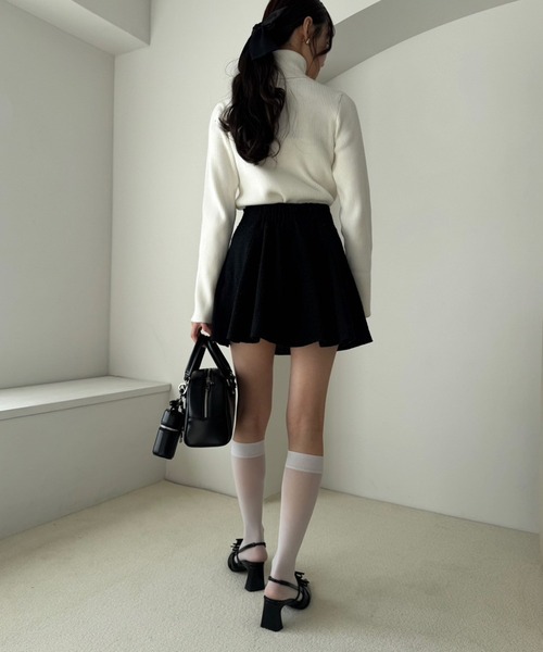 one after another NICE CLAUP スカート WEB限定/ツイードミニスカート