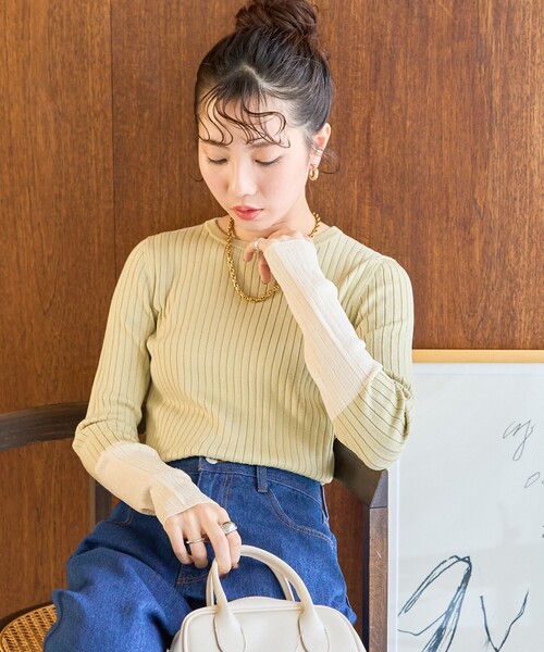 美品】HERMES/エルメス サマー ニット 近年モデル コットン L