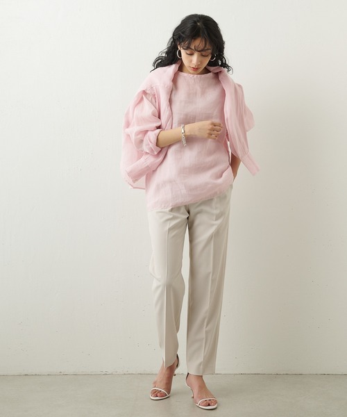 「Whim Gazette」 長袖ブラウス FREE ピンク レディース Whim Gazette 「Whim Gazette」 長袖ブラウス FREE ピンク