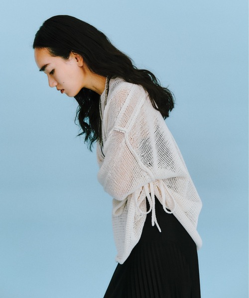 styling/ ニット セーター シアーニットプルオーバー レディース