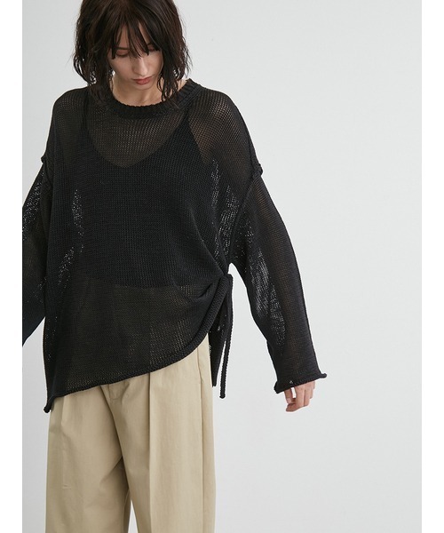 styling/ ニット セーター シアーニットプルオーバー レディース
