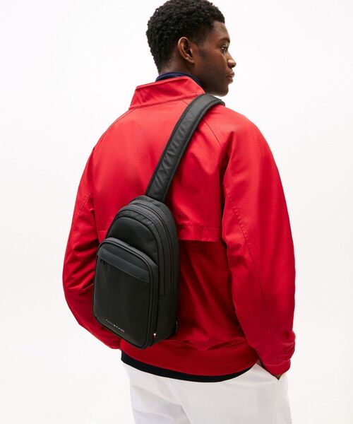 トミーヒルフィガー ショルダースリングバッグ TOMMY HILFIGER ショルダーバッグ スリングバッグ メンズ