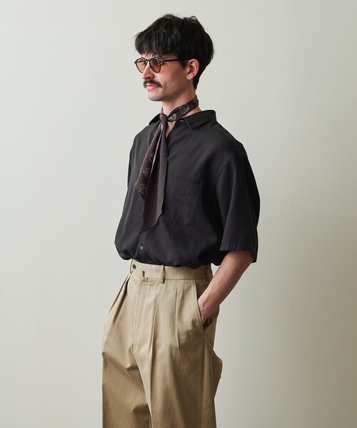 美品　steven alan 半袖　シャツ　ジャケット 楽天市場】STEVEN ALAN スティーブンアラン シャツ サイズ:L