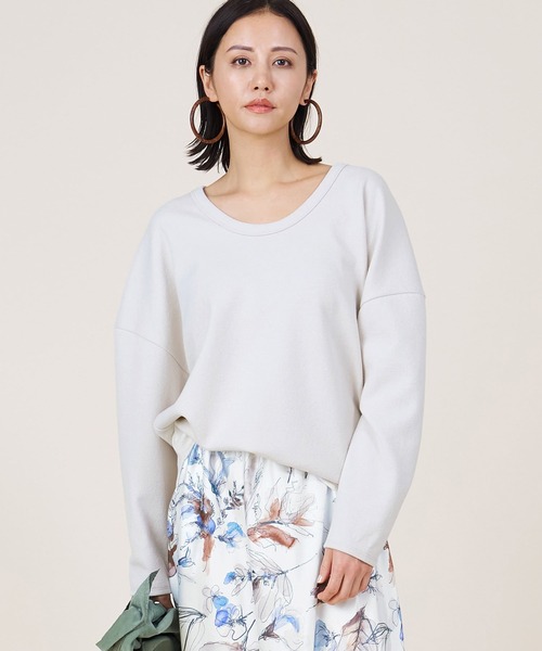 tシャツ 「marmors」2way ette pullover レディース marmors tシャツ 「marmors」2way georgette pullover