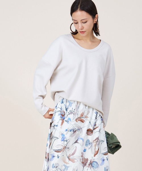 tシャツ 「marmors」2way ette pullover レディース marmors tシャツ 「marmors」2way georgette pullover