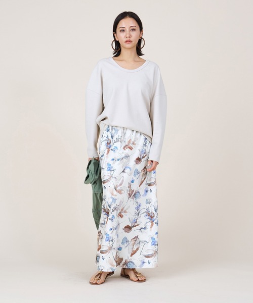 tシャツ 「marmors」2way ette pullover レディース marmors tシャツ 「marmors」2way georgette pullover