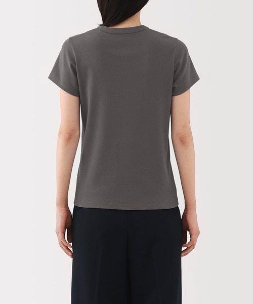 無印良品（MUJI） tシャツ 半袖 婦人 涼感汗じみしにくいクルーネック