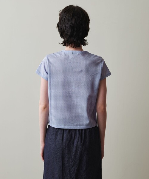 tシャツ 「Steven Alan」ギンガムチェック Tシャツ レディース STEVEN ALAN tシャツ 「Steven Alan」ギンガムチェック Tシャツ