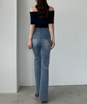 ジーンズ デニム デニムパンツ ストレッチフレ...の詳細画像3