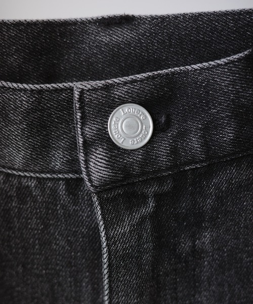 Louere ストレッチフレアデニムパンツ MT ブラック センターシームフレアデニムパンツ[品番：KO000013003]｜KOBE