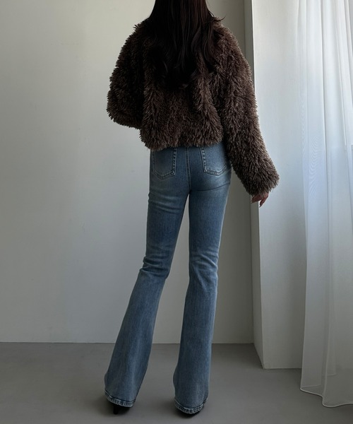 Louere（ルエレ） ジーンズ デニム デニムパンツ ストレッチフレア