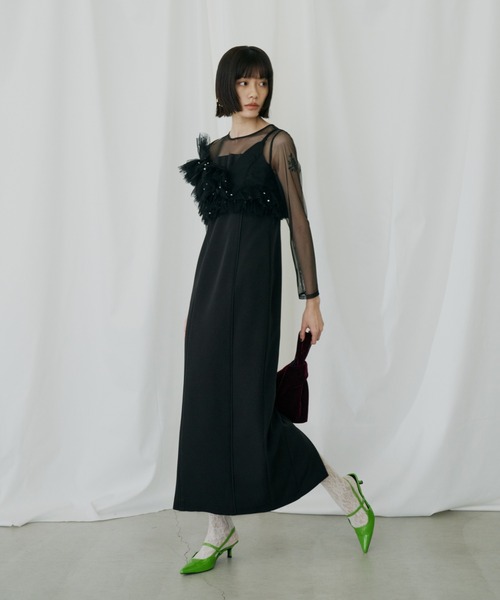 ANDRESD pearl bustier dress パールビスチェドレス ANDRESD ドレス パールビスチェドレス / pearl bustier dress