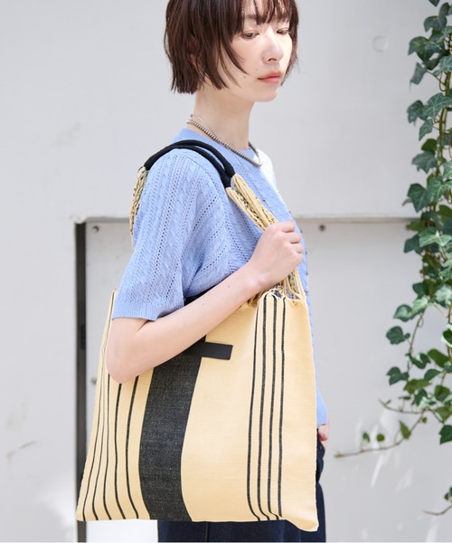Moon Bird トートバッグ 「MOON BIRD/ムーンバード」手織り