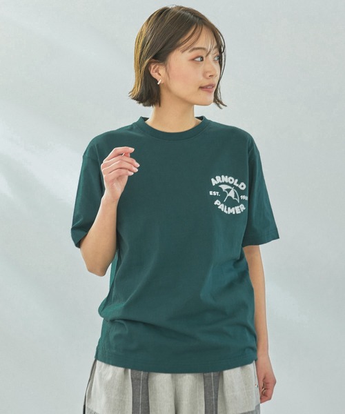 Arnold Palmer（アーノルドパーマー） tシャツ サガラ刺繍 シェア ロゴ