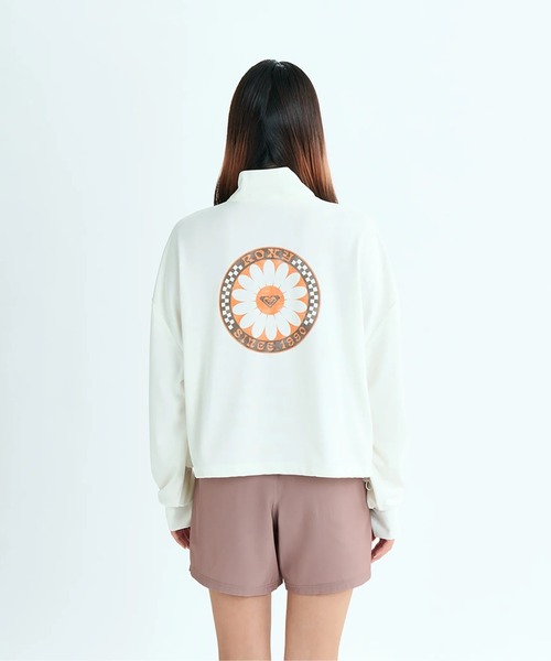 【シカ】ROXY ROXY（ロキシー） uvカット ラッシュガード WILD FLOWER ZIP /ロキシー