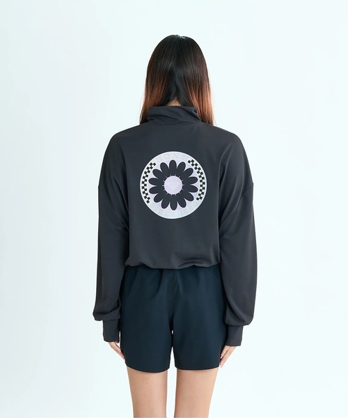 ロキシー　水着　ラッシュガードセット150 新品未使用　タグ付き ROXY 水着 「ZOZO限定アイテム」SIMPLE RIB RASH /ロキシー