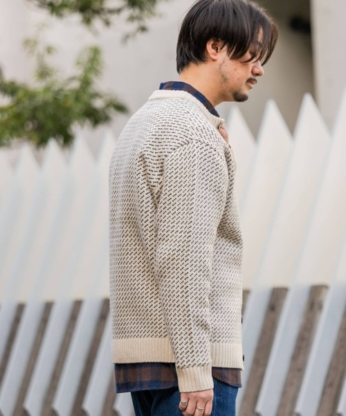 「URBAN RESEARCH ROSSO MEN」 ニットカーディガン X-LARGE グレー メンズ_画像6